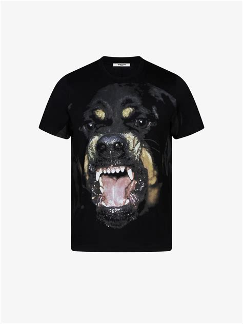 givenchy t shirt herren rottweiler|Givenchy crew neck rottweiler.